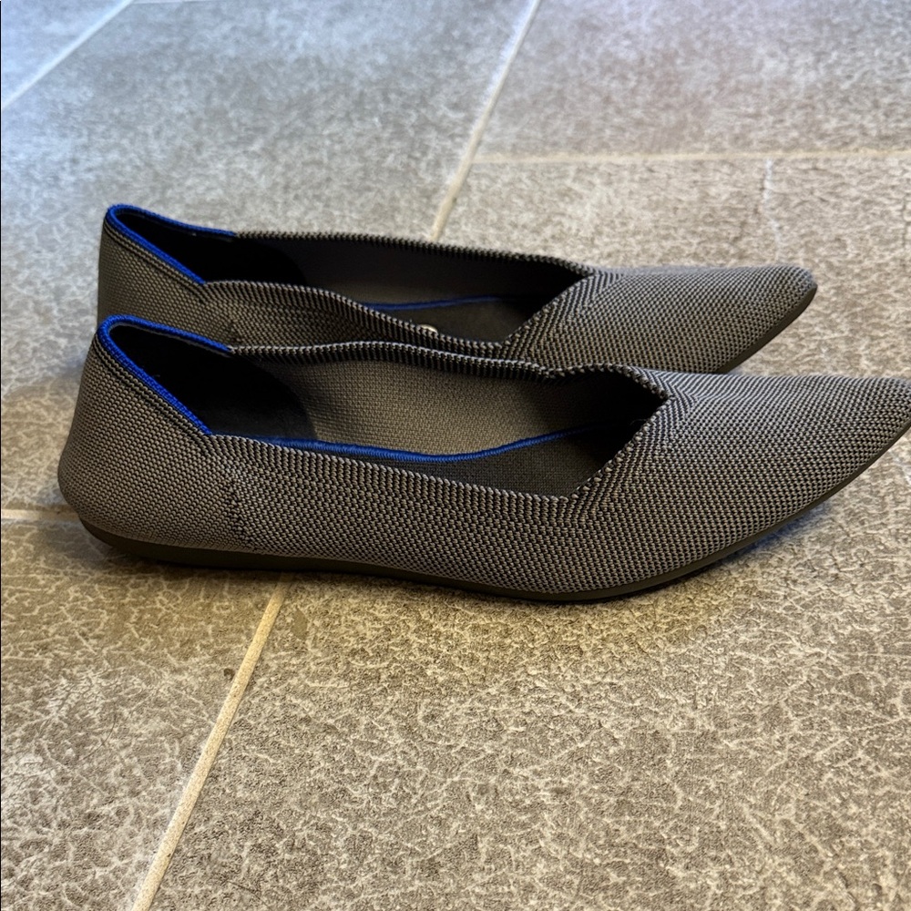 Rothy's Gray Slip-On Flats with Durable Sole - Picture 3 of 6